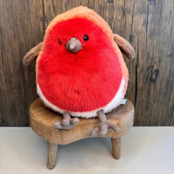 Jellycat Plum Robin FAST SHIP NEW Jellycat Bird - Picture 3 of 10